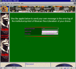 Floodnet used DoS attacks to protest the Mexican Government